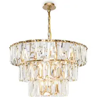 Maytoni Kronleuchter Puntes in Gold E14 18-flammig