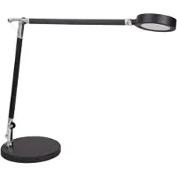 MAUL LED Tischleuchte MAULgrace, Touch-Dimmer 4-fach, mit Aluminium-Doppelarm, 300 lm, schwarz