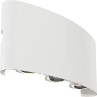 Maytoni LED Wandleuchte Strato in Weiß 6W 594lm IP54 170mm