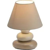 Brilliant Lampe Leuchte Tischleuchte Tischlampe Steinoptik Braun 92907/20