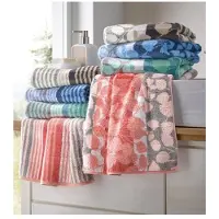 Cawö Handtuch Noblesse Harmony Floral Coral (3er Set)