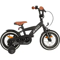 AMIGO Spiel + Freizeit GmbH Explorer 12 Zoll 20 cm Jungen Rücktrittbremse Schwarz/Weiß