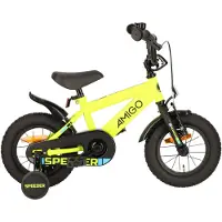 AMIGO Spiel + Freizeit GmbH Speeder 12 Zoll 21,5 cm Jungen Rücktrittbremse Gelb/Schwarz