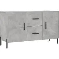 vidaXL Sideboard Betongrau 100x36x60 cm Holzwerkstoff