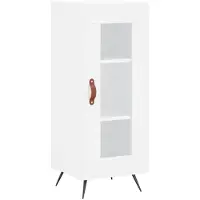 vidaXL Sideboard Weiß 34,5x34x90 cm Holzwerkstoff