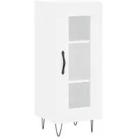 vidaXL Sideboard Weiß 34,5x34x90 cm Holzwerkstoff