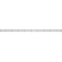 vidaXL Maschendrahtzaun mit Bodenhülsen Grün 0,8x25 m