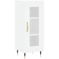 vidaXL Sideboard Weiß 34,5x34x90 cm Holzwerkstoff