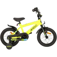 AMIGO Spiel + Freizeit GmbH Speeder 14 Zoll 24 cm Jungen Rücktrittbremse Gelb/Schwarz
