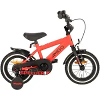 AMIGO Spiel + Freizeit GmbH Speeder 12 Zoll 21,5 cm Jungen Rücktrittbremse Rot/Schwarz