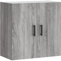 vidaXL Wandschrank Grau Sonoma 60x31x60 cm Holzwerkstoff
