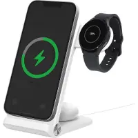 NILLKIN , 3in1 MagSafe Ladegerät Smartphone Galaxy Watch, Weiß