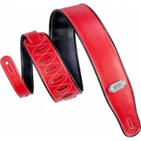 Levy's M26VP Gitarrengurt Red & Black