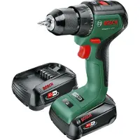 Bosch Akku-Bohrschrauber UniversalDrill 18V-60, 2 x Akku PBA 18V 2.0Ah, Tragekoffer