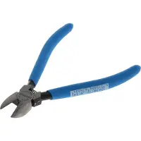 Gedore Seitenschneider für Kunststoff, selbstöffnend, Länge 125 mm, Antirutsch-Griff, 8313-125 TL