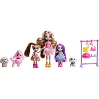 Enchantimals Glam Party HNV26, Modepuppe, Weiblich, 4 Jahr(e), Junge/Mädchen, 220 mm, Mehrfarbig