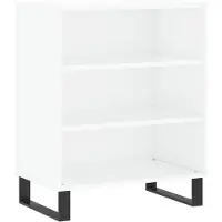 vidaXL Sideboard Hochglanz-Weiß 57x35x70 cm Holzwerkstoff