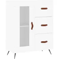 vidaXL Sideboard Weiß 69,5x34x90 cm Holzwerkstoff