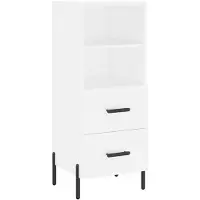 vidaXL Sideboard Weiß 34,5x34x90 cm Holzwerkstoff