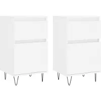 vidaXL Sideboards 2 Stk. Weiß 40x35x70 cm Holzwerkstoff