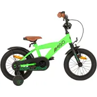 AMIGO Spiel + Freizeit GmbH Explorer 14 Zoll 21,5 cm Jungen Rücktrittbremse Grün/Schwarz