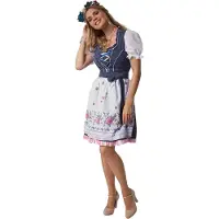 Dressforfun Minidirndl Garching Modell 1 - XL - Kostümfasching - Oktoberfest - Verkleiden - Partykleidung - Party - Partykleidung
