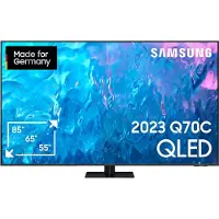 Samsung GQ85Q70CAT, 2,16 m (85"), 3840 x 2160 Pixel, QLED, Smart-TV, WLAN, Grau, Titan