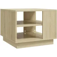 vidaXL Couchtisch Sonoma-Eiche 55x55x43 cm Holzwerkstoff