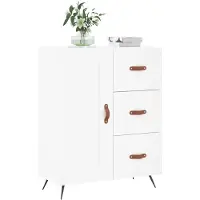 vidaXL Sideboard Weiß 69,5x34x90 cm Holzwerkstoff