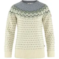 Fjällräven Jacke Ovik Knit Sweater Chalk White-Flint Grey Damen-XS