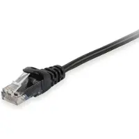 Equip Cat.6A U/UTP-Patchkabel, 15m, Schwarz, 15 m, Cat6a, U/UTP (UTP), RJ-45, RJ-45, Schwarz