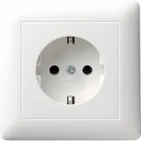 Gira 044003, CEE 7/3, 1 Modul(e), CEE 7/4, Weiß, T.N.O., 250 V