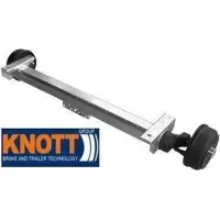 Knott Torsionsachse gebremst - 1350 kg - VGB13-M 1500mm 25° 6A9627.196