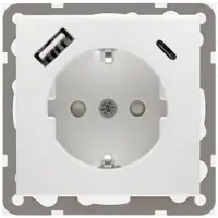 Honeywell Peha Steckdose mit USB Ladegerät rws D 6511.02 SI CA (00243951)