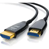 Primewire HDMI Glasfaser Kabel 2.1, Typ A, UHD, 8K @ 120Hz, 4k @ 240Hz mit DSC, HDR10+, 3D, eARC, HDCP 2.3
