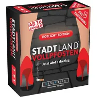 Sonstige Verlage DENKRIESEN - STADT LAND VOLLPFOSTEN - Das Kartenspiel - Rotlicht Edition