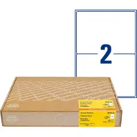 Avery-Zweckform Versandetiketten, 199,6 x 143,5 mm, 300 Blatt, weiß
