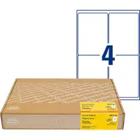 Avery Versandetiketten, 99,1 x 143,5 mm, 300 Blatt, weiß