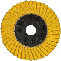 Eisenblätter TRIMFIX HellFire, 125 mm x 22,2 mm, Multigrain 40/60, Fächerschleifscheibe