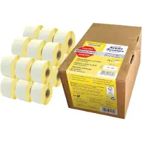Avery Adress Rollenetiketten, Papier, 36 x 89 mm, selbstklebend, weiß, 4680 Etiketten, 18 Rollen