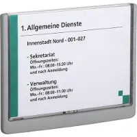 Durable 486637, Schilderhalter, A5, Kunststoff, Graphit, 21 cm, 14,8 cm