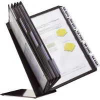 Durable Vario Table 10 Tischständer-Set, schwarz