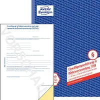 Avery Zweckform Einwilligung i.d. Bildnisverwendung, A4, selbstdurchschreibend, 2x40 Blatt