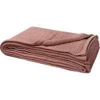 Yumeko Tagesdecken Musselin-Baumwolle 200x220 Rosa - Eco, Bio & Fairtrade
