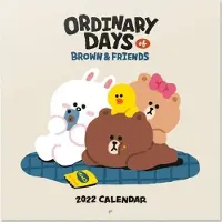 Line Friends Wandkalender 2022 30 x 30 cm