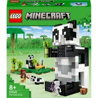 Trust 21245 Minecraft Das Pandahaus Set, bewegliches Panda-Spielzeug-Haus mit Tier-Figuren und Skelett, Spielzeug für Jungen und Mädchen ab 8 Jahren