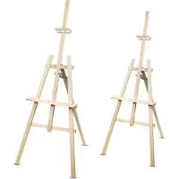 WOOD Staffelei zum Malen 150 cm 2 Stück