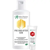 Adler Pharma Mineralstoff Pre u.After Sun mit Aloe Vera Gel + Sting Away Creme 200+50 ml Set