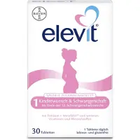 Elevit 1 Kinderwunsch & Schwangerschaft Tabletten, 30 St. Tabletten