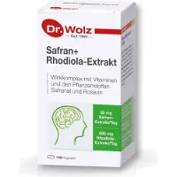 Dr. Wolz Safran+Rhodiola-Extrakt Kapseln, 120 St. Kapseln